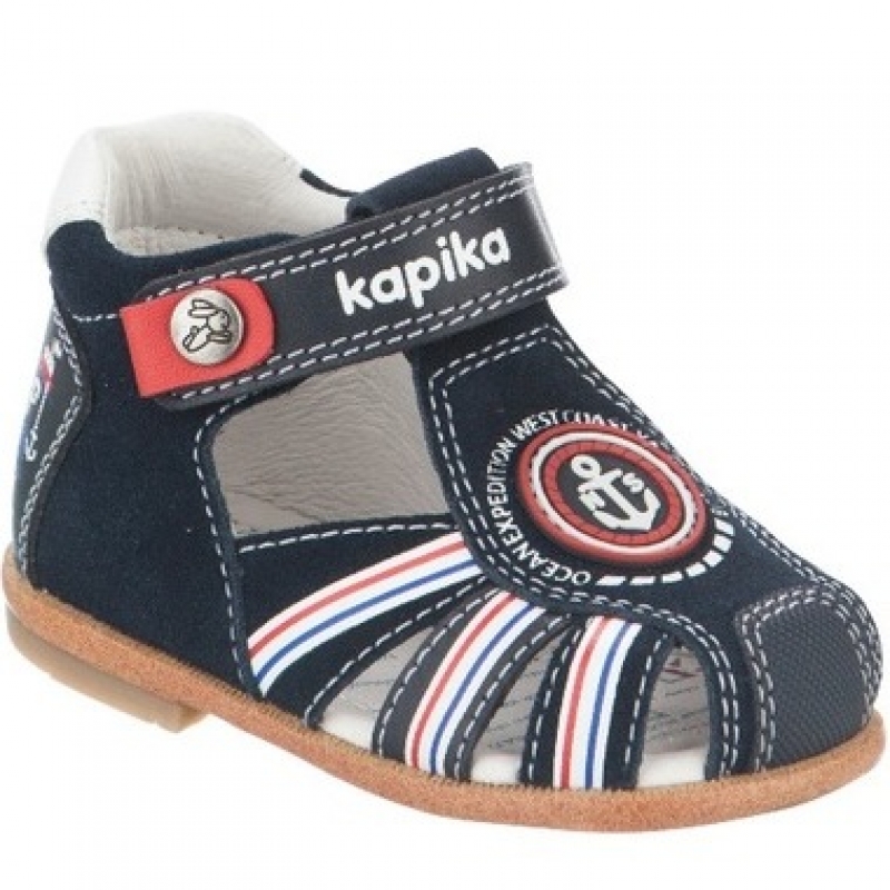 Обувь на первый шаг какие. Обувь Капика для детей. Сандалии Капика. Сандалии Kapika для мальчика 83101-2. Капика сандали первые шаги.