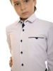 Рубашка с длинным рукавом для мальчика белый 1LD034 Brostem 